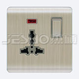 B1-013 Switched socket With Neon