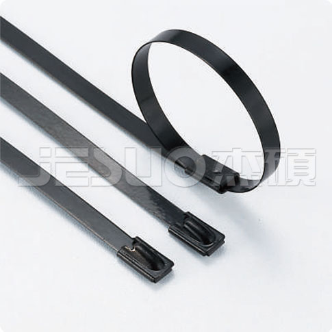 Stainless Steel Epoxy Full Coated Cable Ties-Ball Lock Type