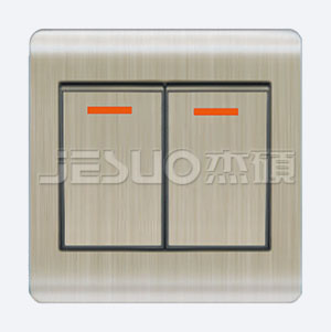 B1-003 2Gang 1Way / B1-004 2Gang 2Way 